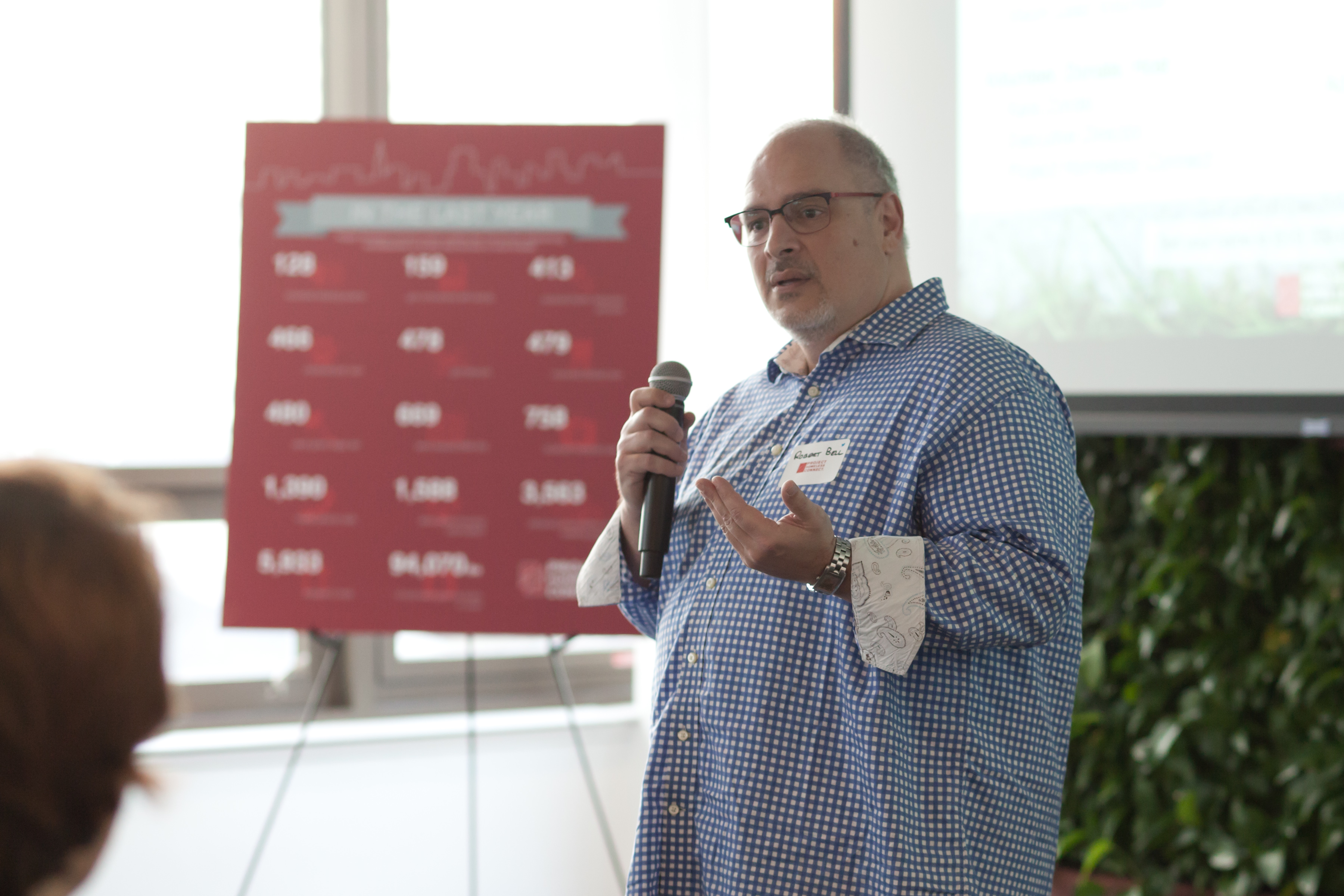 Robert Bell giving welcome remarks